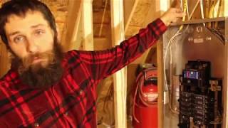 Electrical Panel Installation In OFFGRID Cabin [upl. by Brendin]