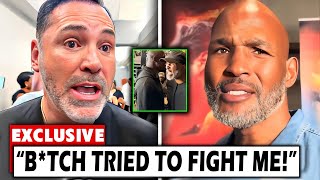 Oscar De La Hoyas Shocking Outburst Slaps Bernard Hopkins in Heated Confrontation [upl. by Aiduan467]