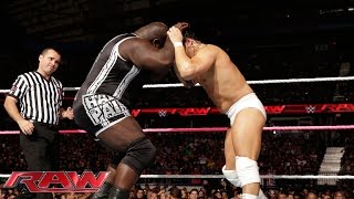 Mark Henry vs Bo Dallas Raw Sept 29 2014 [upl. by Thunell]