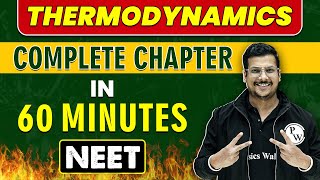 THERMODYNAMICS in 60 minutes  Complete Chapter for NEET [upl. by Nihsfa]