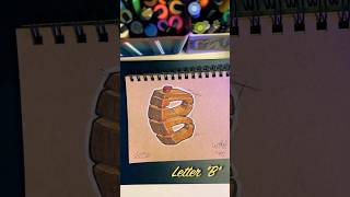 How To Draw The Letter B graffiti letrab art [upl. by Aloibaf]