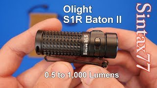 Olight S1R Baton II Review  Mini EDC amp Backpacking Flashlight [upl. by Yonatan530]