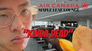 What its like inside the Maple Leaf Lounge  Pearson International Airport Terminal 1 Transborder [upl. by Butta761]