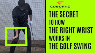 GOLF The Secret To How The Right Wrist Works In The Golf Swing [upl. by Leinahtam]