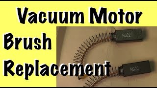 Vacuum Motor  Brush replacement [upl. by Leontyne]