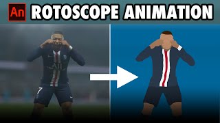 How to make Animated GOAL CELEBRATIONS  Adobe Animate Rotoscoping Tutorial  Elliano [upl. by Gigi]