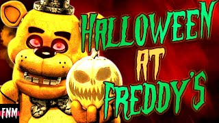 FNAF SONG quotHalloween at Freddys Remixquot ANIMATED [upl. by Eilagam]