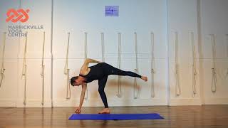 Ardha Chandrasana  Beginners Yoga Tutorial [upl. by Eimerej]