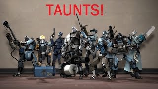 Team Fortress 2 All robots taunts [upl. by Julietta]