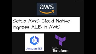 Cloud Native AWS EKS Ingress AWS Load Balancer Controller [upl. by Laurena]