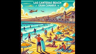 Las Canteras Beach  Gran Canaria Spain  Stunning Coastal Paradise [upl. by Nedroj]