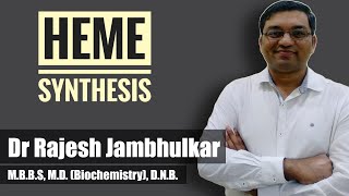 Heme synthesis pathway with mnemonic [upl. by Libnah531]