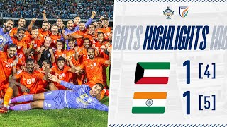 Kuwait 1 4  1 5 India  Full Highlights  FINAL  SAFF Championship 2023 [upl. by Eiramik]