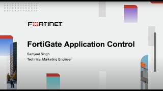 Fortinet Application Control  FortiGate [upl. by Lody589]