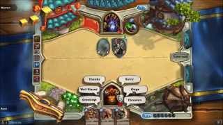 Hearthstone  My Warrior quotBerserkerquot deck aggrocombo [upl. by Ailido660]