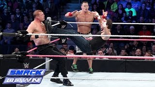 John Cena amp Dean Ambrose vs Randy Orton amp Corporate Kane SmackDown Oct 3 2014 [upl. by Kola]