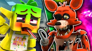 Foxy Reacts To Chica Is SICK  FNAF MINECRAFT quotFazbear amp Friendsquot EP 2 [upl. by Cirdla]