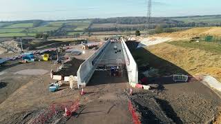 HS2 Chiltern bridges Wendover Dean [upl. by Fabria754]