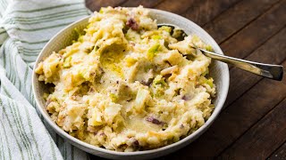 Classic Irish Colcannon Recipe Cabbage and Potatoes [upl. by Barfuss]