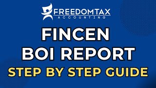 FINCEN BOI Report Step by Step Instructions Guide [upl. by Einwahr567]