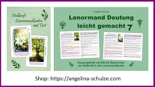 Heilkraft Lenormandkarten und Spiralbuch Lenormand Deutung 7 mit Einblicken [upl. by Lucic]