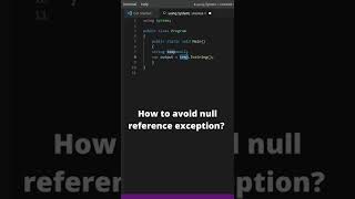 How to handle null reference exception in c  object reference not set to an instance of an object [upl. by Aicen]