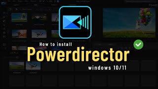 How to install Cyberlink Powerdirector ✅ [upl. by Yramanna]