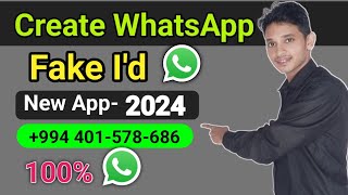 fake Whatsapp Account without SIM  How to Create fake WhatsApp Account With Virtual Number 2024 [upl. by Kosey]