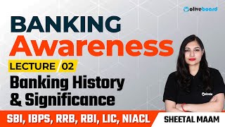 Banking Awareness Complete Course For All Bank Exams  Class  2  Banking History amp Significance [upl. by Segroeg]