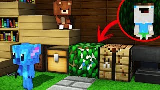 ¡ME ESCONDO DENTRO DE UN ARBUSTO 🌳😂  MINECRAFT ESCONDITE CON FLEXVEGA [upl. by Shipman599]