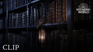 Harry Sneaks into the Restricted Section  Harry Potter and the Philosophers Stone [upl. by Isidor]