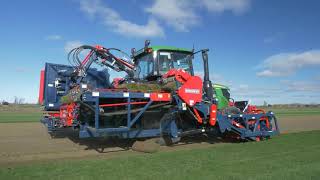 Brouwer Kesmac Robomax JD  Automatic Sod Harvester [upl. by Witcher]