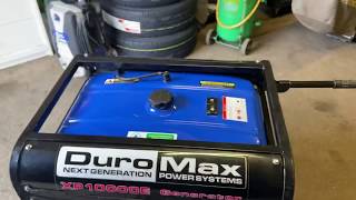 How to start Duromax XP 10000 Watt Generator [upl. by Peterson]