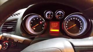 How to reset oil life indicator  Opel Insignia [upl. by Atinas939]