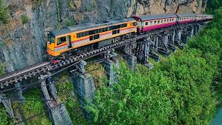 🇹🇭 The Death Railway  Kanchanaburi [upl. by Rhody]