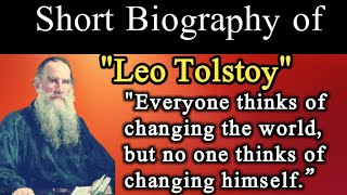 biography of leo tolstoy  who was Tolstoy  Tolstoy kon tha  Tolstoy  Sami [upl. by Llenhoj344]