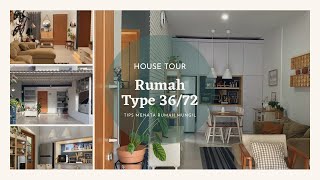 House Tour Rumah Type 3672  Ide Menata Rumah Mungil [upl. by Neraj670]