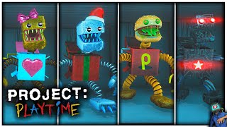 Project Playtime  Boxy Boo All Skins [upl. by Morrill272]