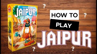 Jaipur  The Best 2 Player Card Game  3 Step Rules [upl. by Alolomo518]