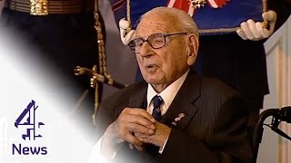 Sir Nicholas Winton the man who saved 669 children from the Nazis  Channel 4 News [upl. by Nohtahoj]