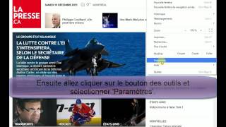 Comment changer la page accueil dans Google Chrome [upl. by Yecram]