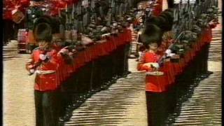 Trooping the Colour 1992 Escort for and to the Colour [upl. by Dabney426]