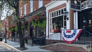 The beautiful town of Lititz in Lancaster County PA lititzpa amishcountrypa lancasterpa [upl. by Sucramed]