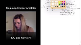 CE Amplifier DC Bias Network [upl. by Nuj]