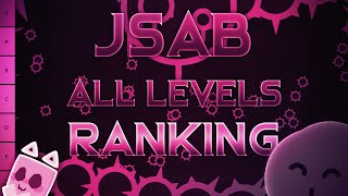 EVERY Just Shapes and Beats Level RANKED Top 48 [upl. by Esinev]