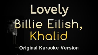 lovely  Billie Eilish with Khalid Karaoke Songs With Lyrics [upl. by Mariejeanne]