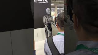 Ameca humanoid robot CES 2022 [upl. by Anirbas775]