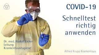 COVID19 HOTGEN®AntigenSchnelltest richtig anwenden [upl. by Edivad]