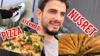 NUSRET PİZZA ALIŞVERİŞ AYAKKABI DOĞUM GÜNÜ  AYAKKABI DAHİSİ VLOG 1 [upl. by Hanschen]