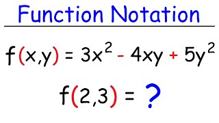 Evaluating Functions  Basic Introduction  Algebra [upl. by Arianne529]